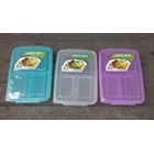 Kotak Makan tepak makan sekat atau lunch box 0718 merk DianSari plast 2