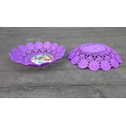 Plastic woven plastic plate flower code 5506 Dx purple Lucky Star product 6