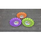 Piring anyaman plastik tipe flower kode 5506 Dx produk Lucky Star warna ungu 4