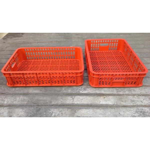 Plastic red hole basket of JL brand bread cheap price