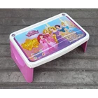 Meja plastik lesehan untuk anak usia 3 tahun keatas motif princess merk Napolly 3