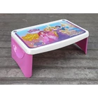 Meja plastik lesehan untuk anak usia 3 tahun keatas motif princess merk Napolly 2