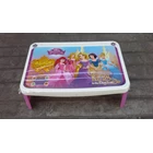 Meja plastik lesehan untuk anak usia 3 tahun keatas motif princess merk Napolly 5