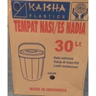 produk plastik rumah tangga Tempat nasi/es batu (Plastic Rice Ice Bucket ) Nadia 30 liter merk Kaisha  1