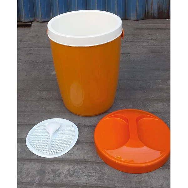 produk plastik rumah tangga Tempat nasi/es batu (Plastic Rice Ice Bucket ) Nadia 30 liter merk Kaisha 