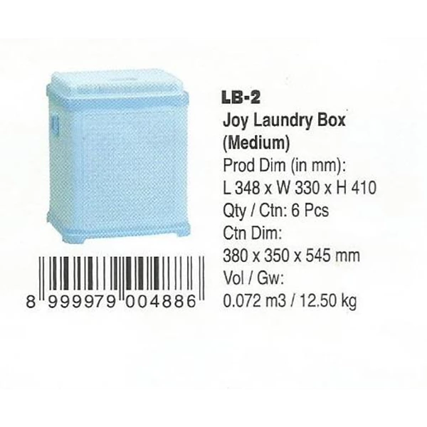 alat laundry lainnya Joy Laundry Box Medium LB2 dan Large LB3 merk Lion Star