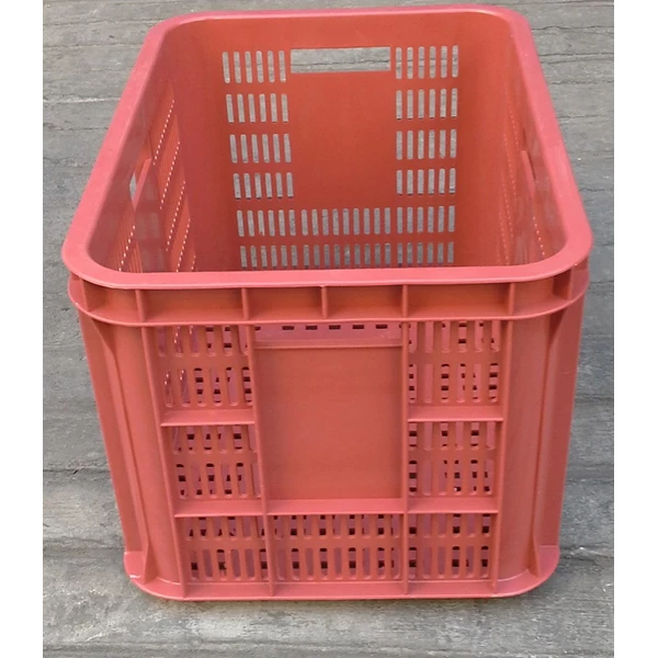 Basket Red plastic small plastic MK004