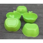 produk plastik rumah tangga Mangkok plastik bentuk apel warna hijau MA7048 golden Sunkist. 2