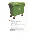 produk plastik rumah tangga tong sampah plastik Astana Dustbin 660 liter C70 lionStar  1