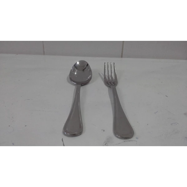Sendok hotel dan garpu stainless Set paris tebal berat