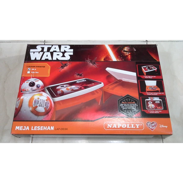 Plastic table lesehan for children picture Star wars BB8 brand napoli