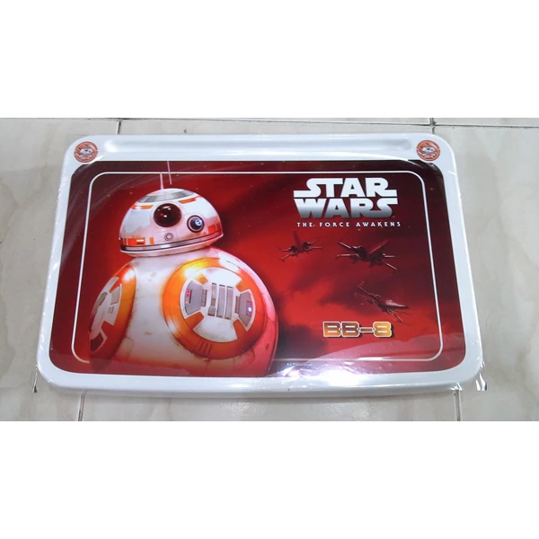 Plastic table lesehan for children picture Star wars BB8 brand napoli