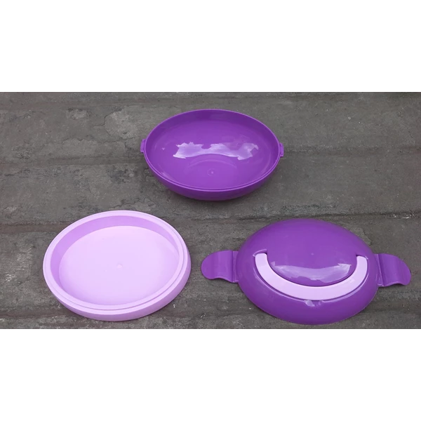 Rantang plastic oval child RAO9002 golden sunkist purple