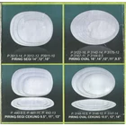 produk plastik lainnya Piring makan melamin segi oval merk Vanda 2