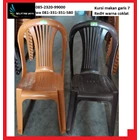 Brown RedH line 7 plastic chair 1