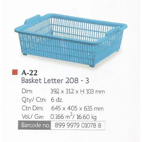  plastic basket 208 Lion star A20 A21 A22