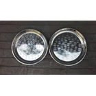 Stainless round tray size 35 cm and 40 cm for gift umroh or hajj 2
