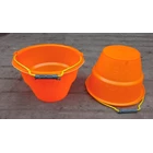 plastic  bucket 15 strong brand SA orange color 1