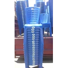 Kursi makan plastik kode 208 merk napoli warna biru 2