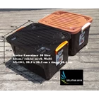 Box xavier plastic container 40 liter black  brown SX 104 multi brand 1