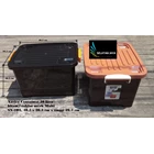 Box xavier plastic container 40 liter black  brown SX 104 multi brand 4