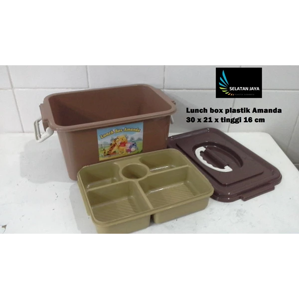 plastic Lunch box Amanda 