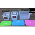 plastic box code 1310 1311 and 1312 brands gajah cover pink blue green plastic box for place of salvation Eid gift 4