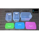 plastic box code 1310 1311 and 1312 brands gajah cover pink blue green plastic box for place of salvation Eid gift 5