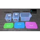 plastic box code 1310 1311 and 1312 brands gajah cover pink blue green plastic box for place of salvation Eid gift 3