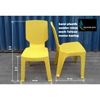 Plastic Chair Rattan Taiwan Brand Yellow Color 4