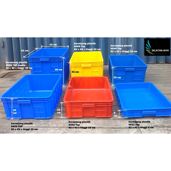 Plastic Cart Industry crates dead end Brand TOP red yellow blue