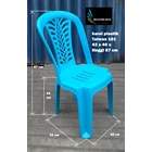 plastic dinner chair code 101 blue color brand Taiwan 2