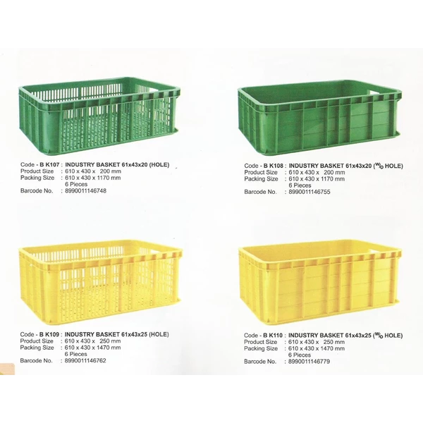 Cart industrial multipurpose crates plastic Maspion Indonesia