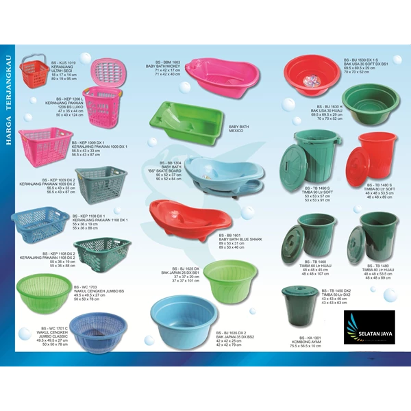 produk plastik rumah tangga katalog produk plastik rumah tangga merk Blueshark Indonesia