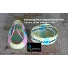 Basket of small plastic traditional woven markets 2