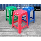 Kursi Plastik Bangku baso merah hijau biru merk Skyplast 1