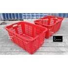 Industrial plastic basket A002 red hole crates TOP STAR brand 3