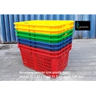 Industrial plastic basket A002 red hole crates TOP STAR brand 4