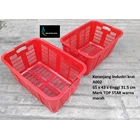 Industrial plastic basket A002 red hole crates TOP STAR brand 1