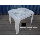 Transparent plastic table TMS brand 3