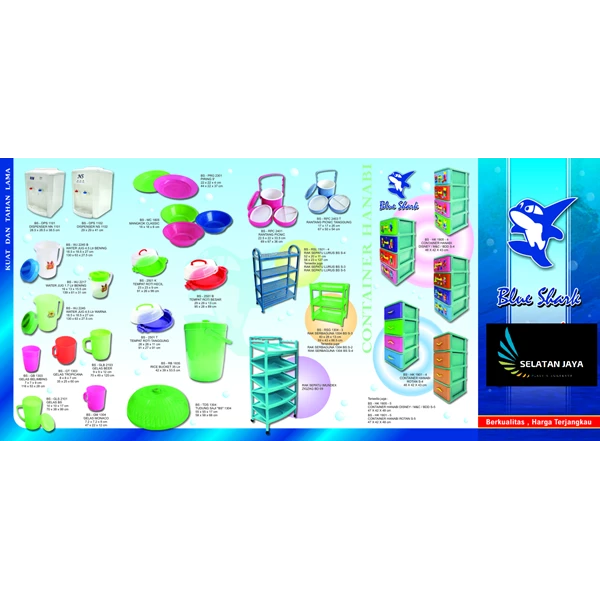 Produk Plastik Rumah Tangga Katalog produk plastik rumah tangga merk Blueshark