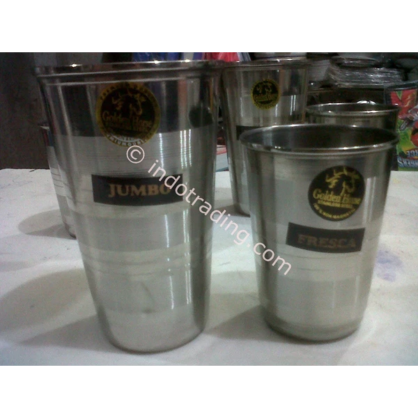  Stainless Steel Cups Golden Horse