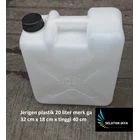  Jerigen plastik 20 liter merk ga warna putih 1