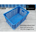 Thick hole industrial plastic basket black bull cheap price 1
