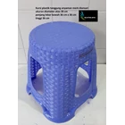 Plastic chairs or woven chairs are branded by the brand 2