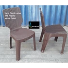 ing plastic rattan chairs 2R3 brown brand Napolly. 2