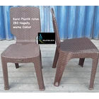 plastic rattan chairs 2R3 brown brand Napolly 1