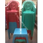  Plastic Garden Chair With A Fish Motif Louhan 1