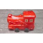Plastic Piggy Bank Train Form And From Ikimura Brands. 1