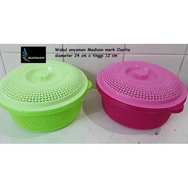  plastic tops with the lid of the Clarita brand Madison